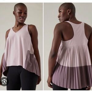 Athleta Swing Forward Pleated Tank NWT